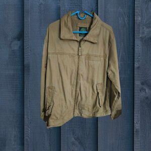 Timberland Jacket Men's Size L‎ Khaki Colored